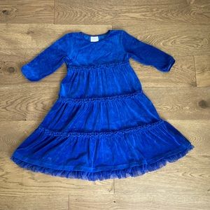 NWOT - Hanna Andersson Solid Velour Dress